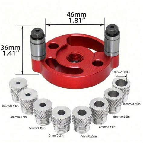 Self Centering Doweling Jig Self Center Dowel Jig Handheld Drill Guide