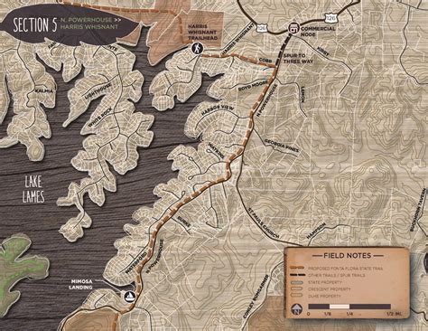 Fonta Flora State Trail Master Plan Lake James By North Carolina