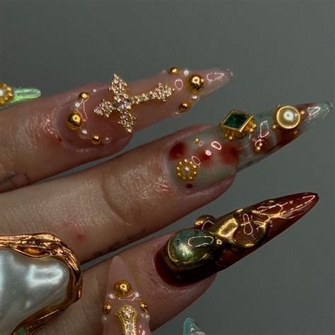 𝖣𝖨𝖫𝖠𝖱𝖠 𝖲𝖤𝖭𝖦𝖴𝖫 on Instagram Bling acrylic nails Ny nails Acyrlic nails