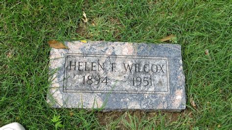 Helen Frances Hawes Wilcox 1894 1951 Find A Grave Memorial