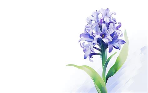 Premium AI Image | hyacinth Flower Illustration with Vibrant Color ...