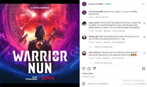 Warrior Nun Netflix Y Aura T Il Une Saison 3 Télé Star