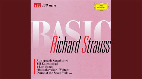 R Strauss Der Rosenkavalier Op 59 TrV 227 Act III Walzerfolge