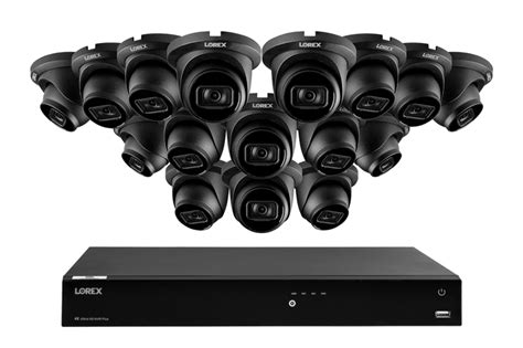 Lorex Fusion Series 4K 16 Camera Capable (Wired or Fusion Wi-Fi) 4TB W