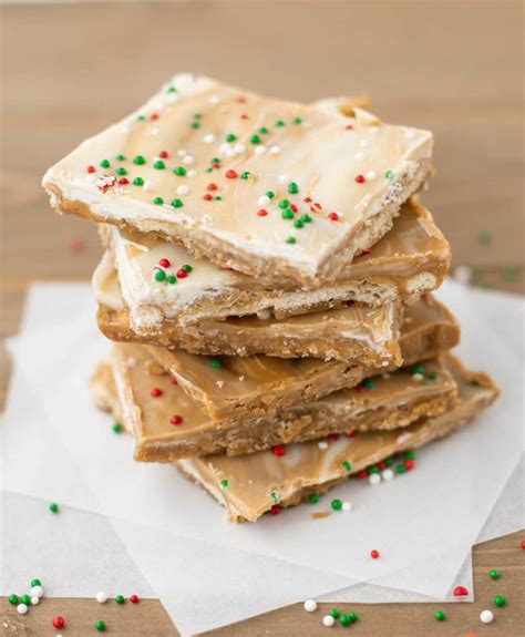 Biscoff White Chocolate Saltine Toffee Bark Kickass Baker