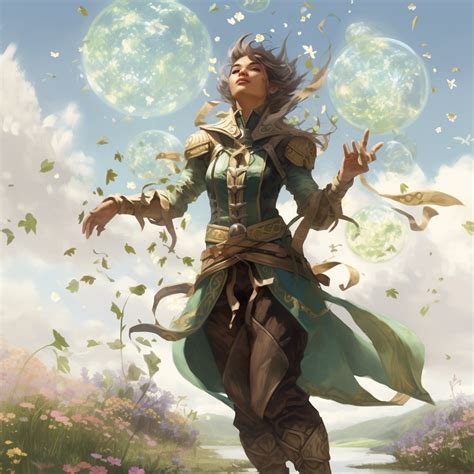 Eladrin In Spring Spring Eladrin Female Dnd Characters Ranger Dnd