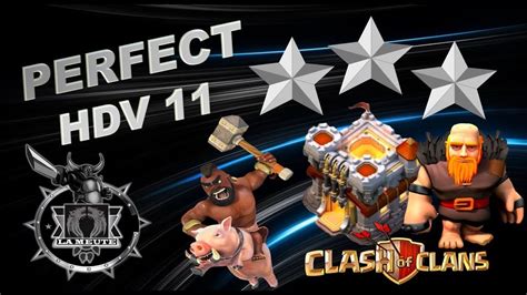 Clash Of Clans Perfect Hdv Sp Cial Hog Youtube