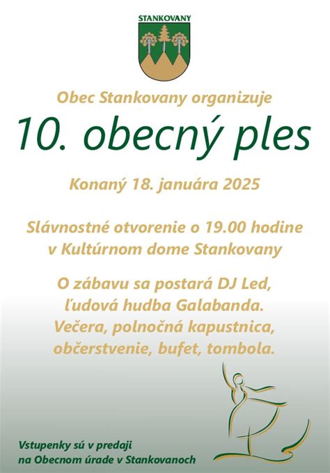 X Obecný ples 2025 Stankovany Stankovany Folklorfest sk Podujatia