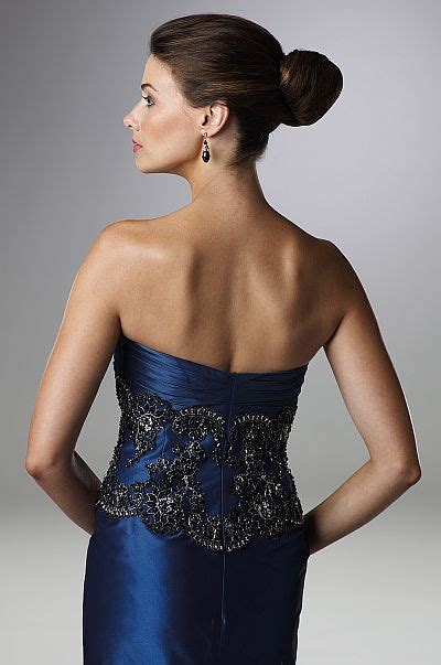 Sapphire Blue Evening Gowns For Mother Of The Bride By Darius