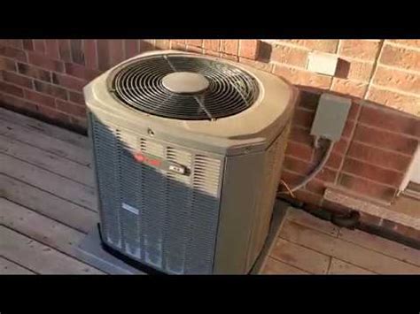 Trane Xr Air Conditioner Strange Sound Youtube