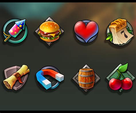 Artstation 2d Game Badges Game Assets