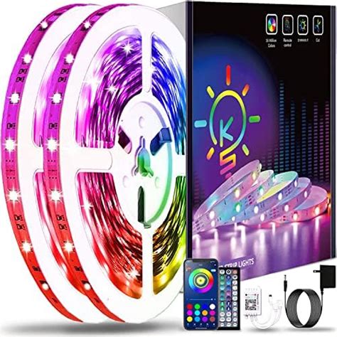 Buy Keepsmile Ft Led Strip Lights Rolls Of Ft Bluetooth Smart