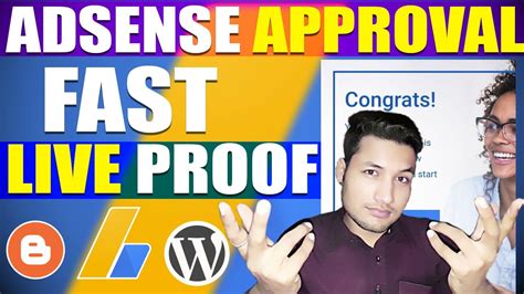 Google AdSense Fast Approval In 7 Day With Live Proof How To Get