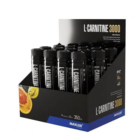 Maxler L-Carnitine 3000 Shot - 25 ml.