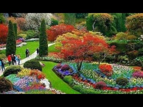 The Butchart Garden In Victoria Bc Amazing Variety Of Tulips Spring