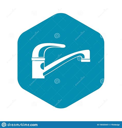 Icono Del Golpecito De Agua Estilo Simple Ilustración del Vector