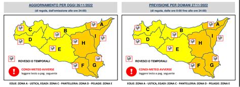 Continua Il Maltempo Allerta Gialla Su Tutta La Sicilia