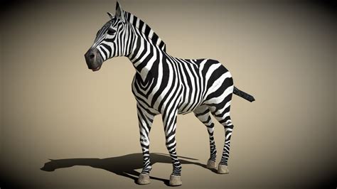 3DRT - Safari animals - Zebra - 3D model by 3DRT.com [a78a7ef] - Sketchfab