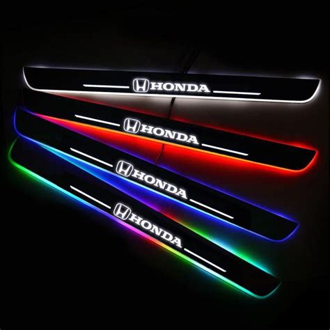 Illuminated Honda Led Door Sill Pro Lights Carledlogo Led Car Lights