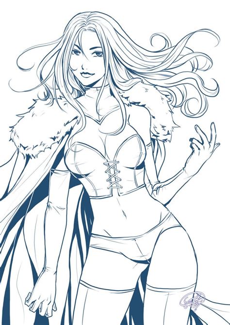 Emma Frost Fan Art: Emma Frost | Emma frost, Female comic characters, Art