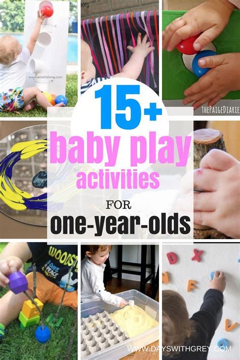 25 Activities For One Year Olds Activities For One Year Olds Baby