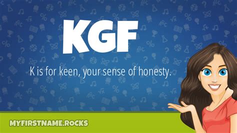 Kgf First Name Personality And Popularity