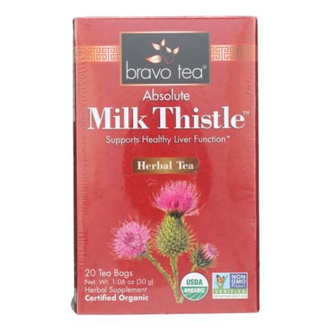 Bravo Teas Herbs Milk Thistle Tea Bag King Soopers