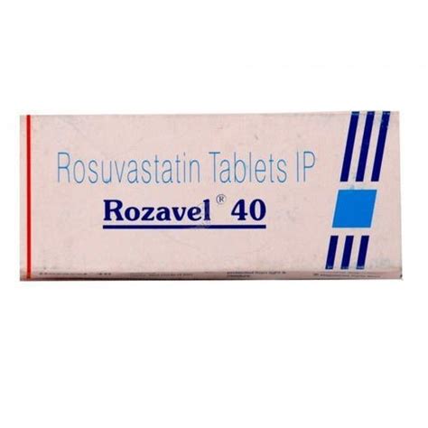 Rosuvastatin 40mg Tablet Rozavel M Care Exports Pharma Exporters