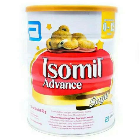 Jual Isomil Advance Soya 0 12 Bulan 850gr Shopee Indonesia