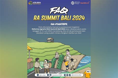 Reforma Agraria Summit Bali Segera Digelar Empat Topik Akan Dibahas