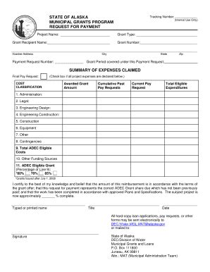 Fillable Online Dec Alaska Mmg Payment Request Form State Of Alaska