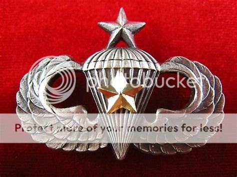 Us Senior Paratrooper Airborne Parachute Wings Badge 5 Combat Jumps