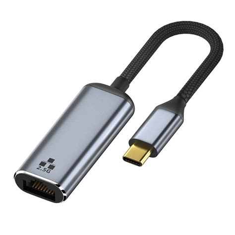 Gigabit Ethernet LAN Network Adapter RJ45 2500M Ethernet to Type-C ...