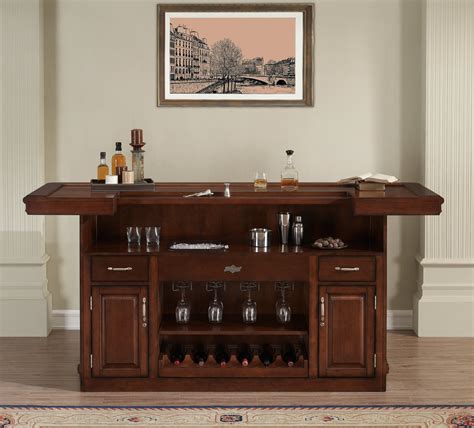 American Heritage Arabella Home Bar With Wine Storage Racks Reviews