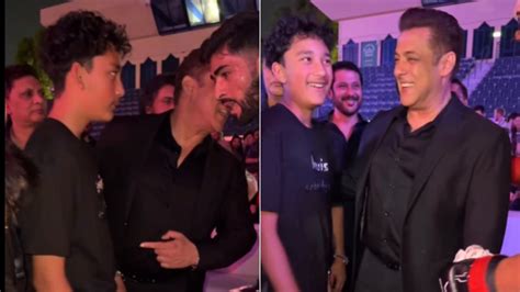 Salman Khan Met Sanjay Dutt S Son In Dubai Old Glimpse Of Sanju