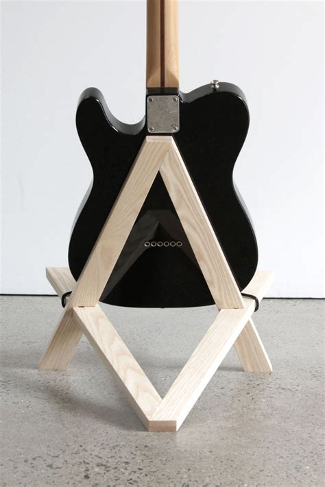 Stol Electric Guitar Stand In Solid Ash Guitar Storage Guitar Rack