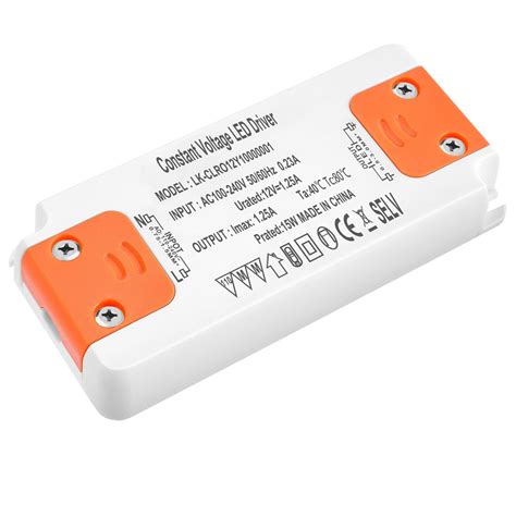 Transformateur LED Entrée 220V Sortie DC 12V LED Driver 1 25A 15W