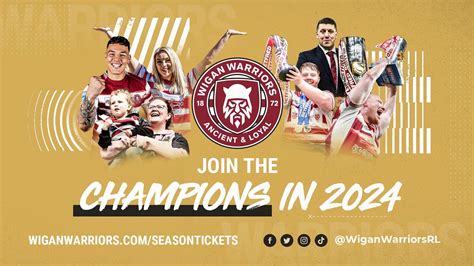 Wigan Warriors Season Tickets 2024 YouTube