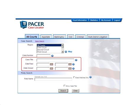 Federal Court Case Lookup United States District Court For The Eastern