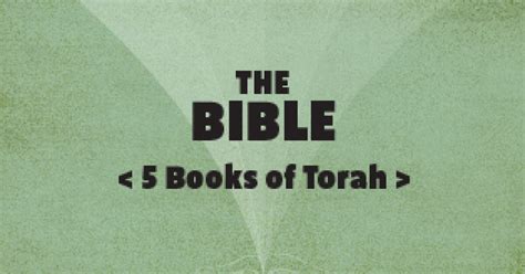 5 Books of Torah | Past Message Series | Williamsburg Community Chapel