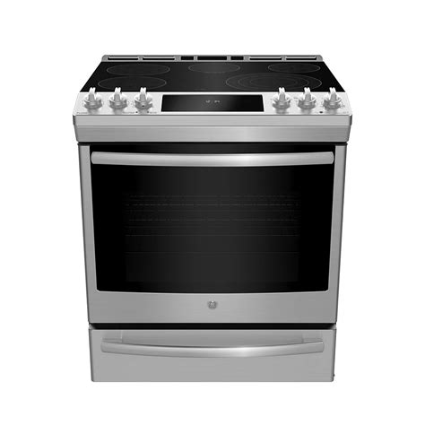 Ge Profile 30 Inch Slide In Electric Range In Fingerprint Resistant