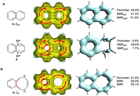 A Naphthalene In Its Planar 4 And Puckered 5 Structures And The Download Scientific