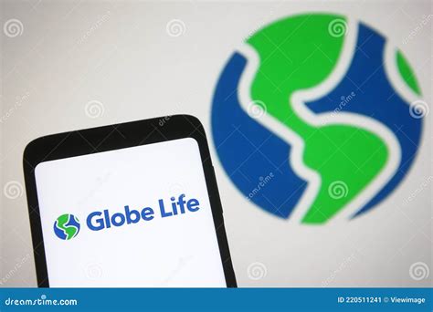 Globe Life logo editorial photo. Image of applications - 220511241