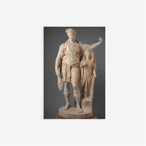 Amazon Dionysos Leaning On A Female Figure Statue 27BC Art