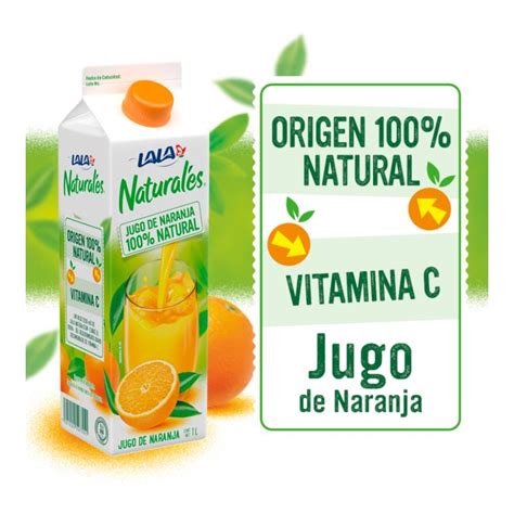 Jugo Fresco Lala Naturales Naranja L Bodega Aurrera Despensa A Tu Casa