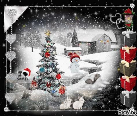 Merry Christmas Snow GIF - MerryChristmas Snow Snowing - Discover ...