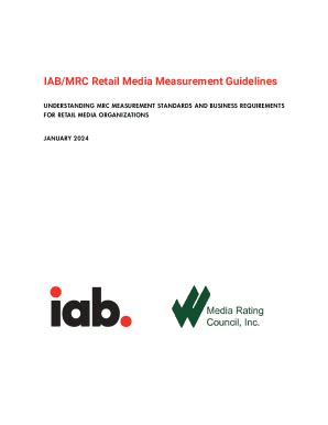 Fillable Online IAB Releases New Guidelines As Retail Media Networks