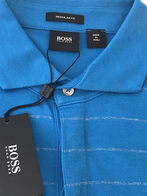 Hugo Boss Polo Shirt in Blue | Grailed