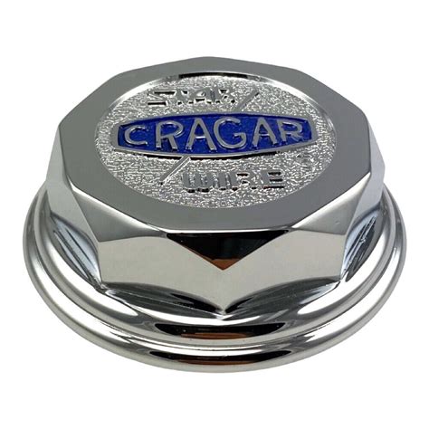 X New Cragar Lug Star Wire Wheel Chrome Center Caps