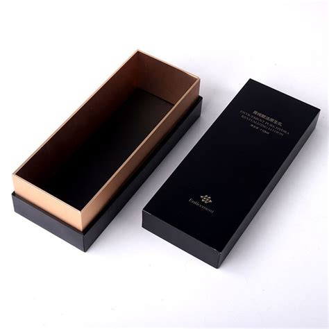 Custom Logo Free Design Perfume Packaging Box Luxury Black Empty Oud